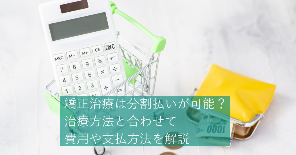 矯正治療は分割払いが可能？デンタルローンや手数料・利息などについても解説 | hanaravi歯科矯正blog